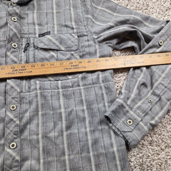 Wrangler ATG Shirt Mens Large Plaid Long Sleeve Hiking Outdoor Button Up - Picture 4 of 7